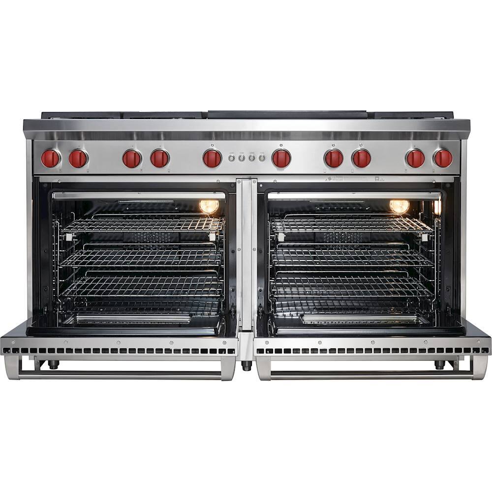 Wolf 5.8 Cu. Ft. Freestanding Double Oven Gas Convection Range with