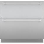 Sub-Zero - Designer 5.9 Cu. Ft. Built-In Mini Fridge with Ice Maker - Custom Panel Ready - Front_Standard