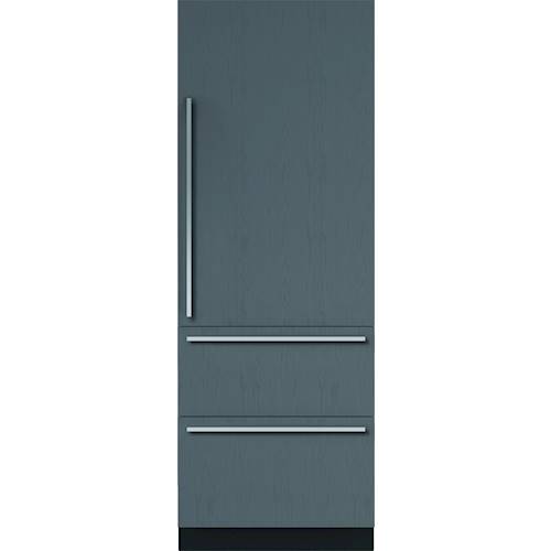 Sub-Zero - Designer 15.6 Cu. Ft. Bottom-Freezer Built-In Refrigerator - Custom Panel Ready