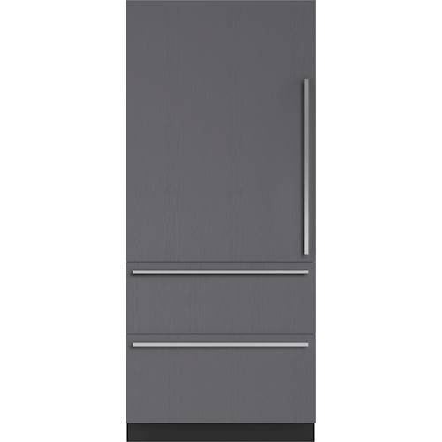 Sub-Zero - Designer 19.7 Cu. Ft. Bottom-Freezer Built-In Refrigerator with Internal Dispenser - Custom Panel Ready