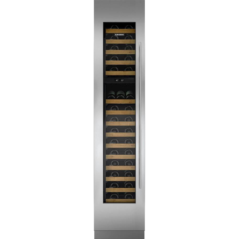 SubZero Designer 59Bottle BuiltIn Dual Zone Wine Cooler Custom Panel
