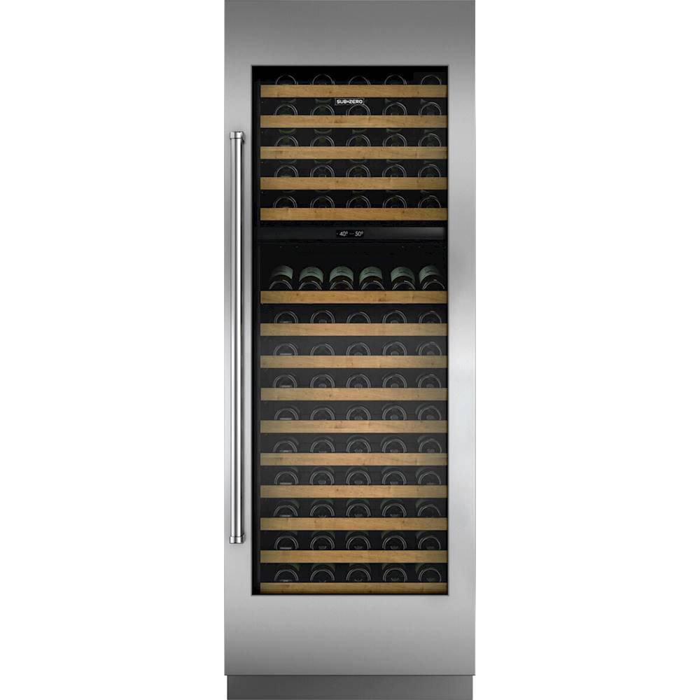 SubZero Designer 146Bottle BuiltIn Dual Zone Wine Cooler Custom