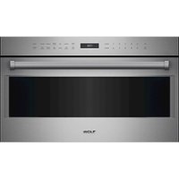Wolf - E Series Professional 1.6 Cu. Ft. Drop-Down Door Microwave Oven with Sensor Cooking - Front_Zoom