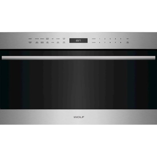Wolf E Series Transitional 1.6 Cu. Ft. Drop-Down Door Microwave Oven