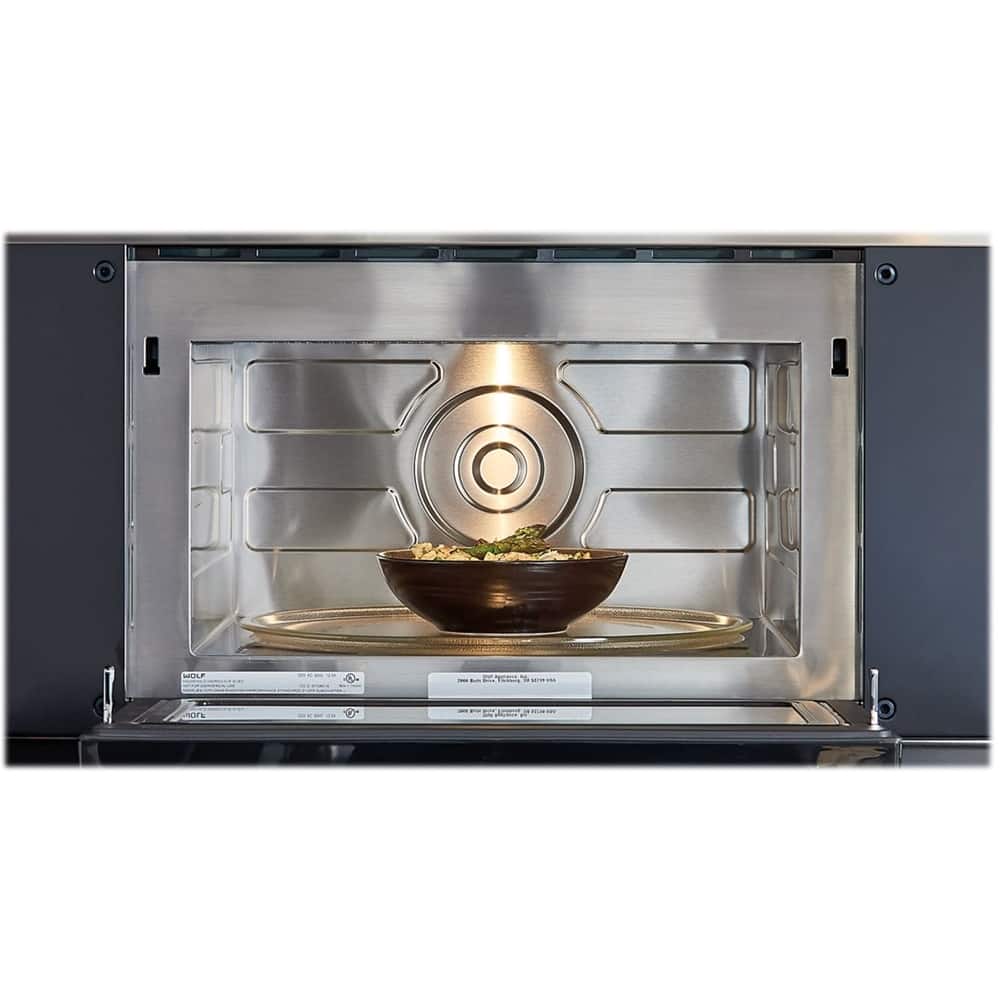 Wolf E Series Transitional 1.6 Cu. Ft. DropDown Door Microwave Oven