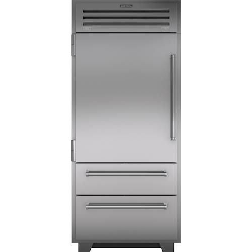 Sub-Zero - PRO 22.7 Cu. Ft. Bottom-Freezer Built-In Refrigerator - Stainless steel