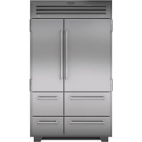 Sub-Zero - PRO 30.4 Cu. Ft. Side-by-Side Built-In Refrigerator - Stainless steel - Front_Zoom