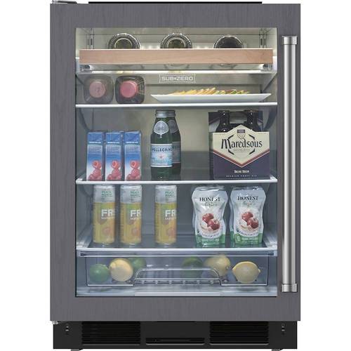 Sub-Zero - 6 Cu. Ft. Built-In Mini Fridge - Custom Panel Ready