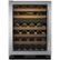 Front Zoom. Sub-Zero - 46-Bottle Built-In Dual Zone Wine Cooler - Stainless steel.