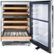 Alt View Zoom 11. Sub-Zero - 46-Bottle Built-In Dual Zone Wine Cooler - Stainless steel.