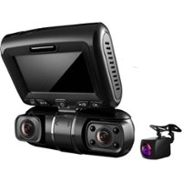 Rexing - S1 1080p FHD Front, Cabin and Rear 3-Channel Dash Camera - Black - Front_Zoom