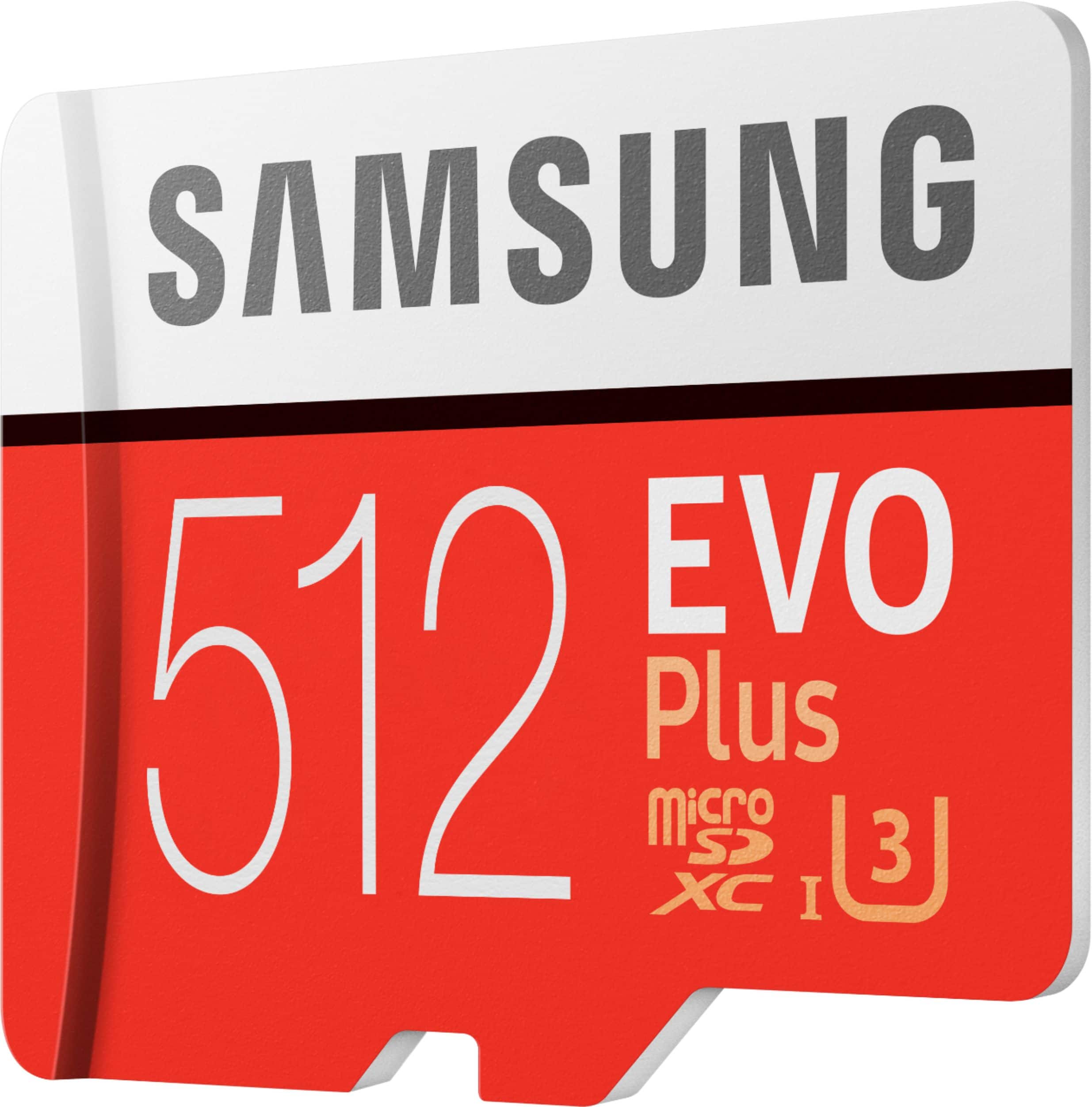 Alt View 11. Samsung - EVO Plus 512GB microSDXC UHS-I Memory Card - Red/White.