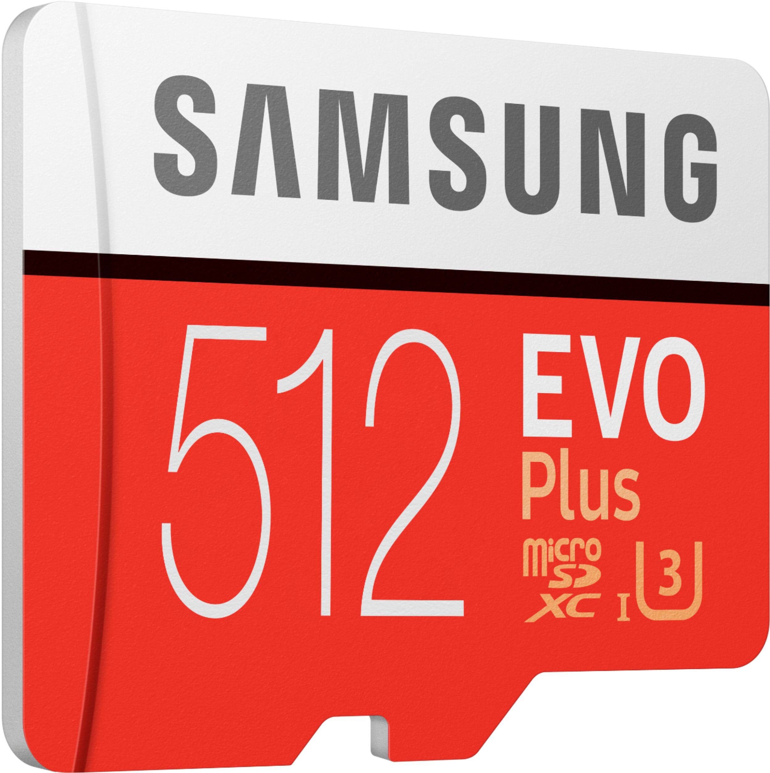 Alt View 12. Samsung - EVO Plus 512GB microSDXC UHS-I Memory Card - Red/White.
