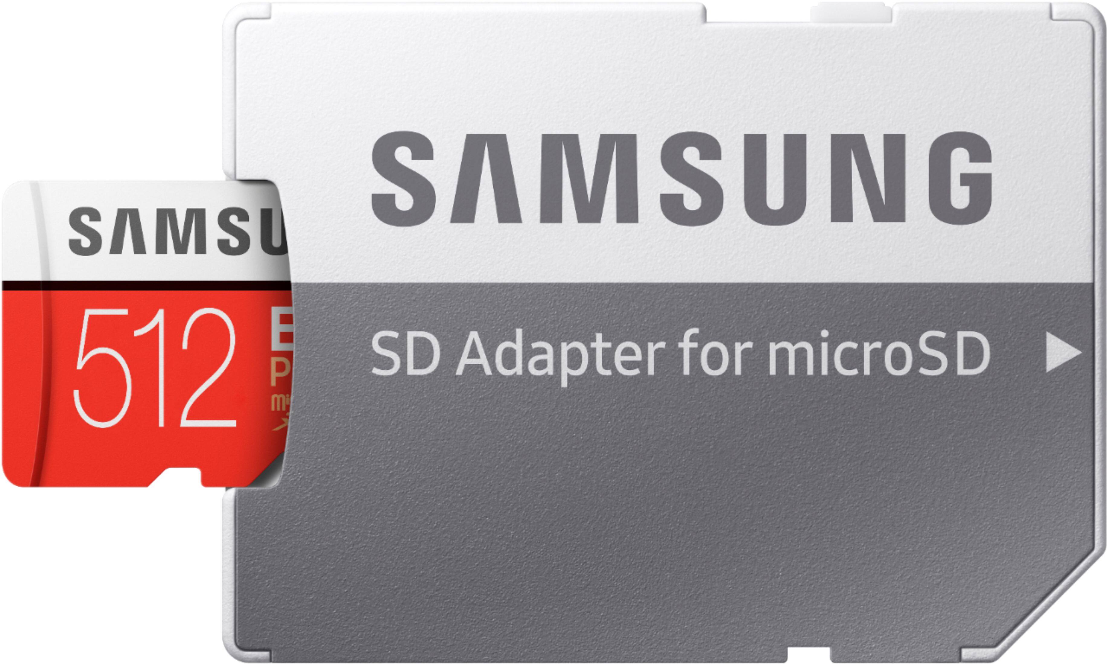 Alt View 13. Samsung - EVO Plus 512GB microSDXC UHS-I Memory Card - Red/White.
