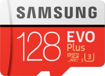 Samsung - EVO Plus 128GB microSDXC UHS-I Memory Card - Front_Zoom