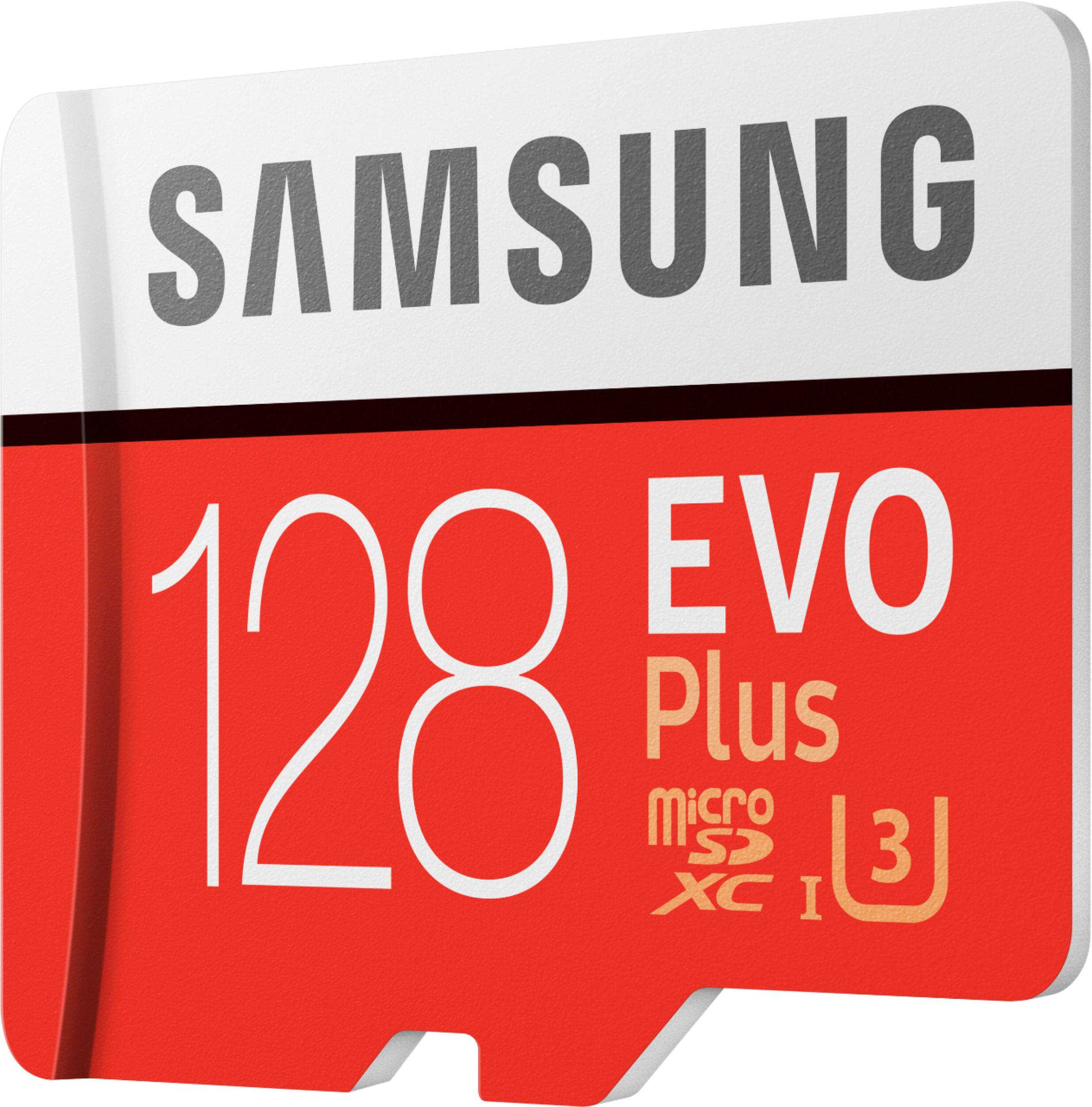 Alt View 11. Samsung - EVO Plus 128GB microSDXC UHS-I Memory Card - Red/White.