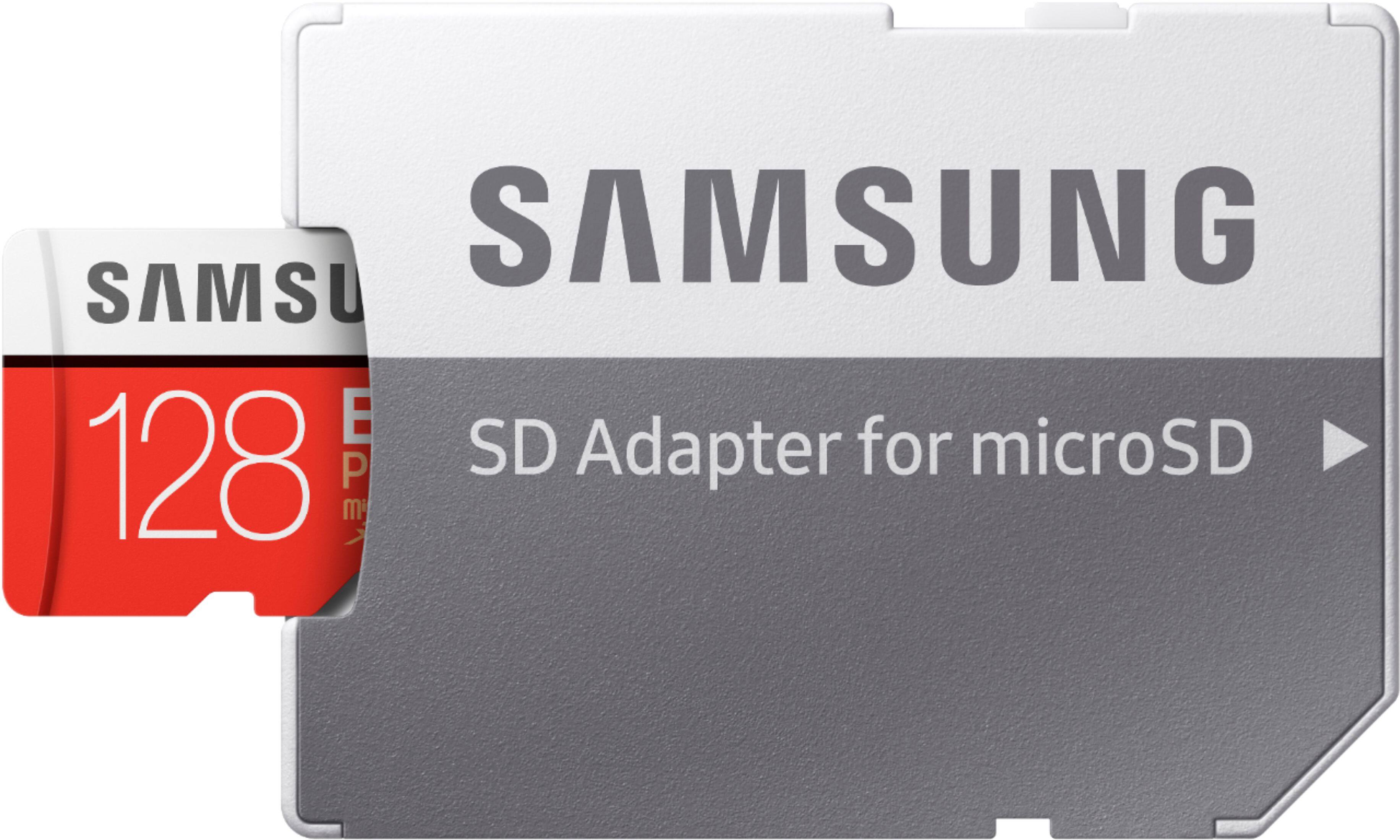 Alt View 13. Samsung - EVO Plus 128GB microSDXC UHS-I Memory Card - Red/White.
