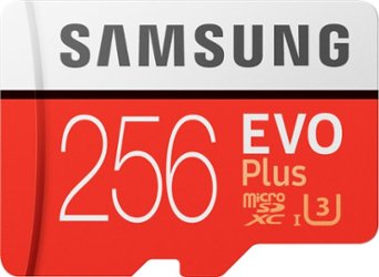 Samsung - EVO Plus 256GB microSDXC UHS-I Memory Card - Front_Zoom