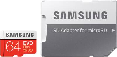 Samsung EVO Plus 64GB microSDXC UHS I Memory Card MB-MC64HA/AM Samsung EVO Plus 64GB microSDXC UHS I Memory Card MB-MC64HA/AM