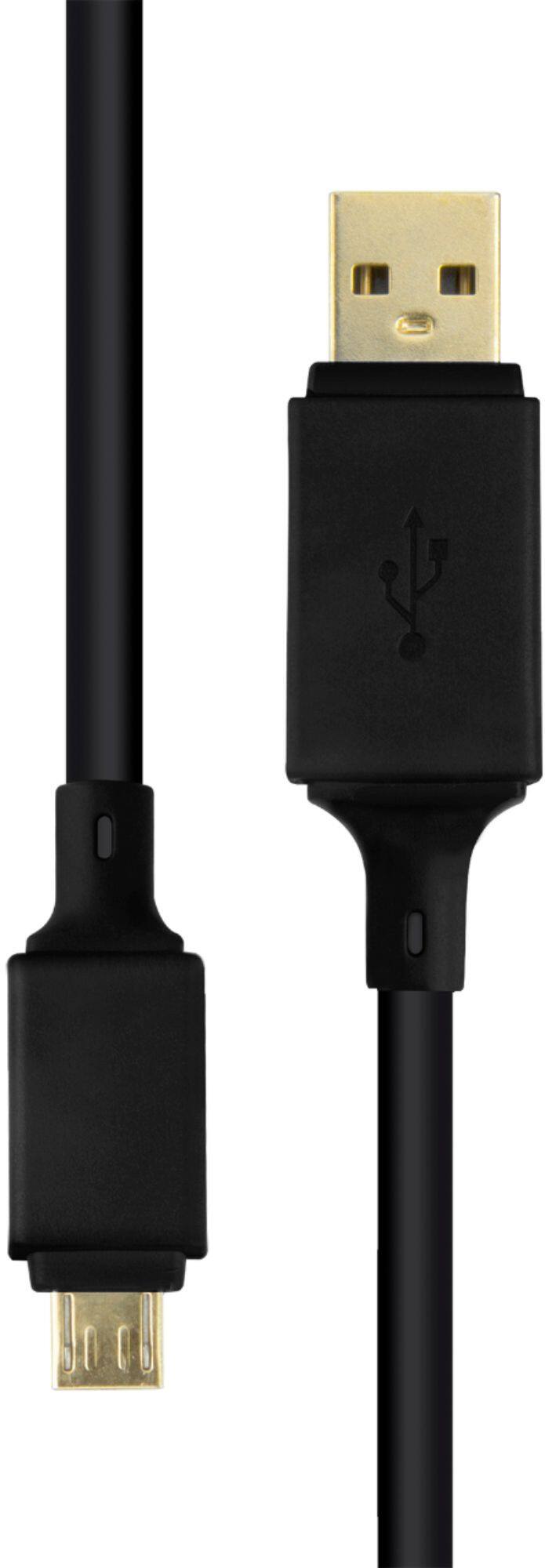 Alt View 13. Rocketfish™ - Extra Long 9' Play + Charge Cable For PlayStation 4 - Black.