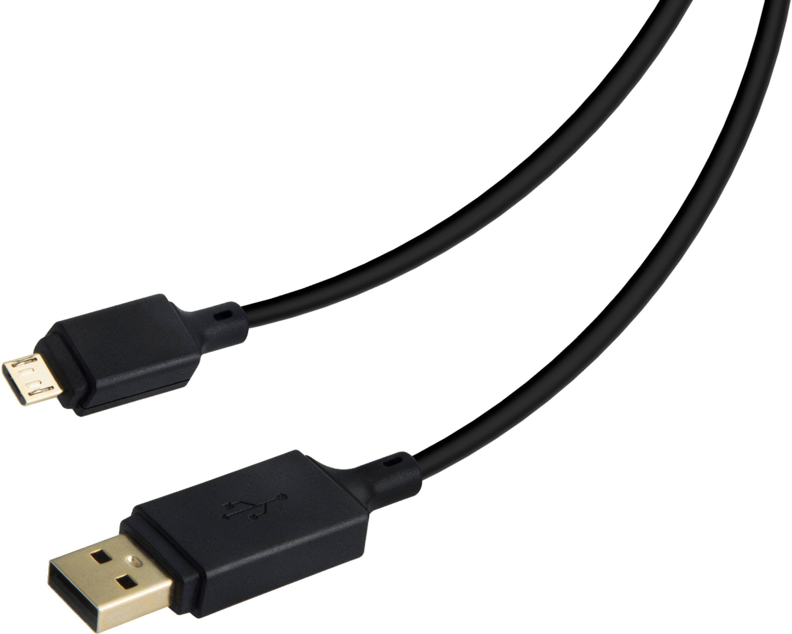 Alt View 14. Rocketfish™ - Extra Long 9' Play + Charge Cable For PlayStation 4 - Black.