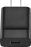 Insignia™ - 12 W USB Wall Charger - Black - Front_Zoom