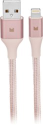 Modal™ - 10' Lightning-to-USB Charge-and-Sync Cable - Pink - Front_Zoom