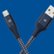 Alt View 20. Modal™ - 10' Lightning-to-USB Charge-and-Sync Cable - Blue/Gray.