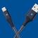 Alt View 20. Modal™ - 10' Lightning-to-USB Charge-and-Sync Cable - Blue/Gray.