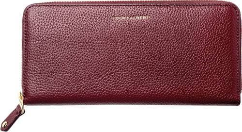 Hook & Albert - Zip-Around Wallet - Bordeaux