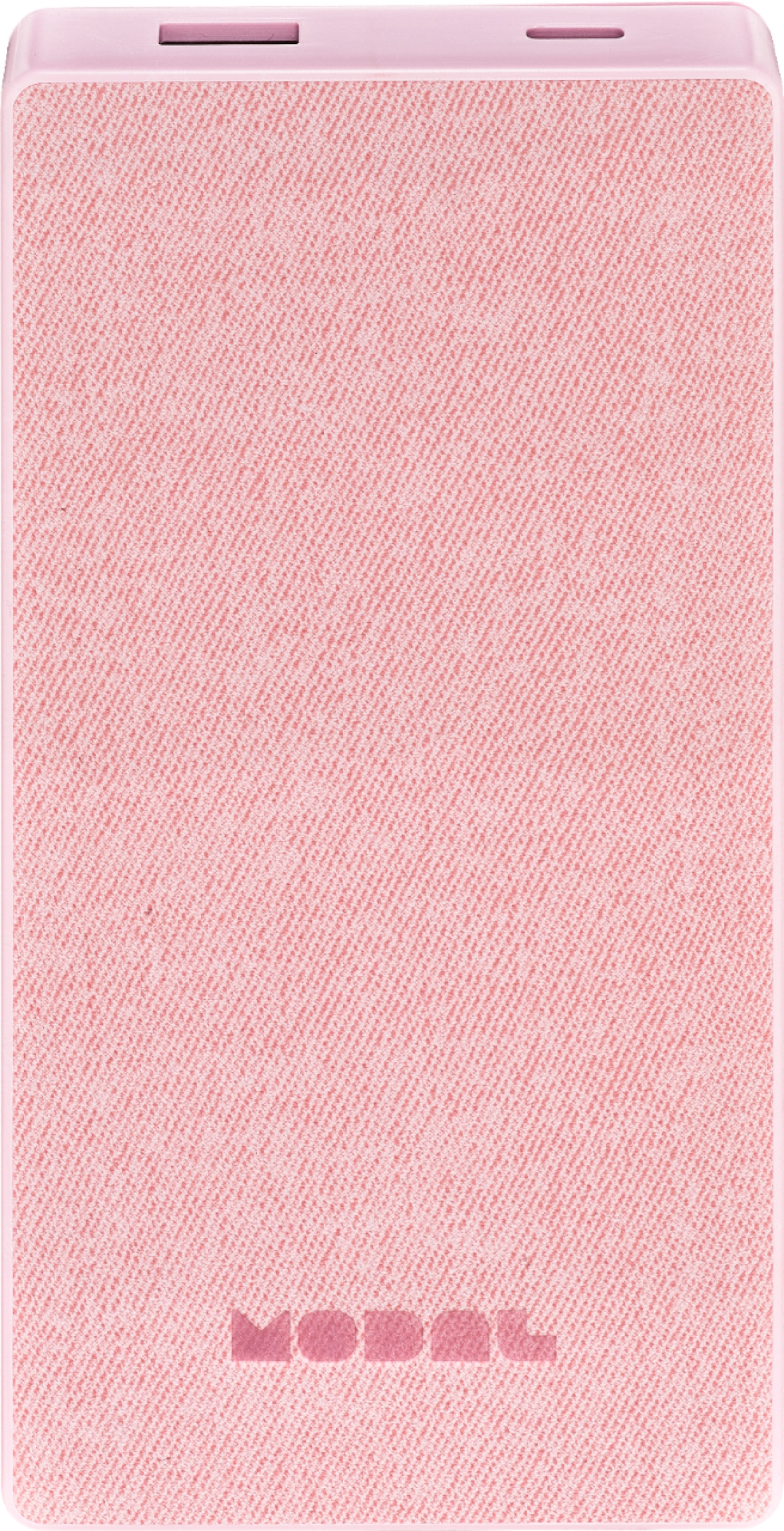 Front. Modal™ - 10,000 mAh Portable Charger for Most USB Devices - Peach.