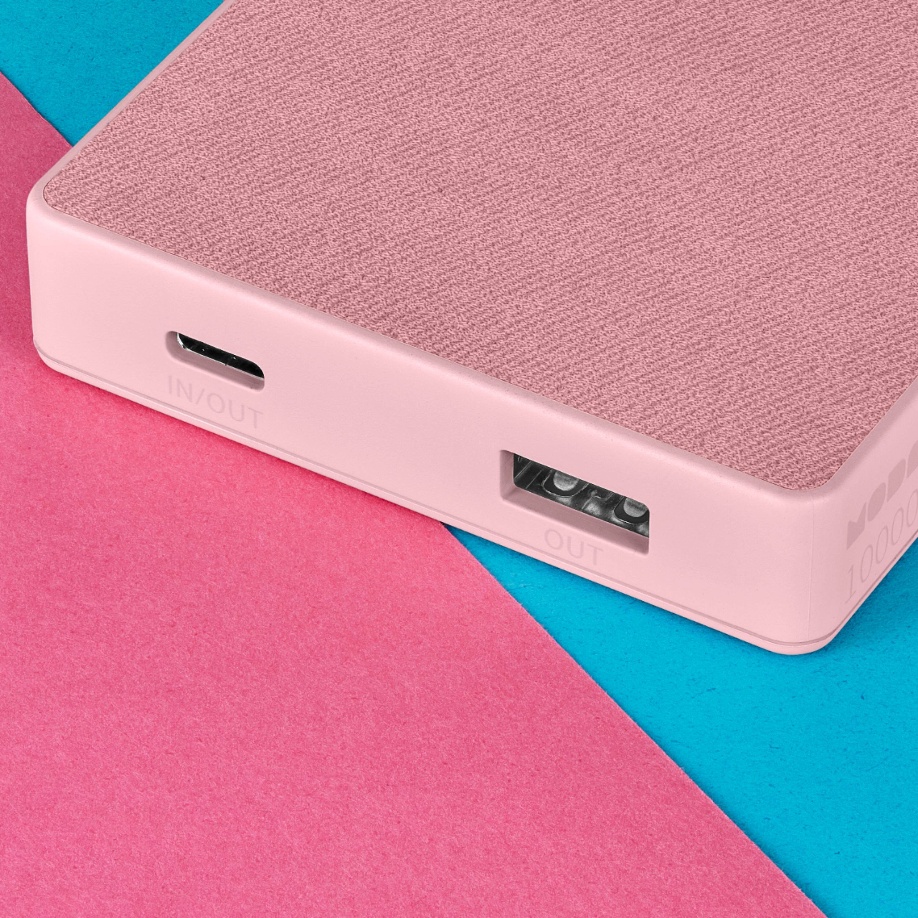 Alt View 21. Modal™ - 10,000 mAh Portable Charger for Most USB Devices - Peach.