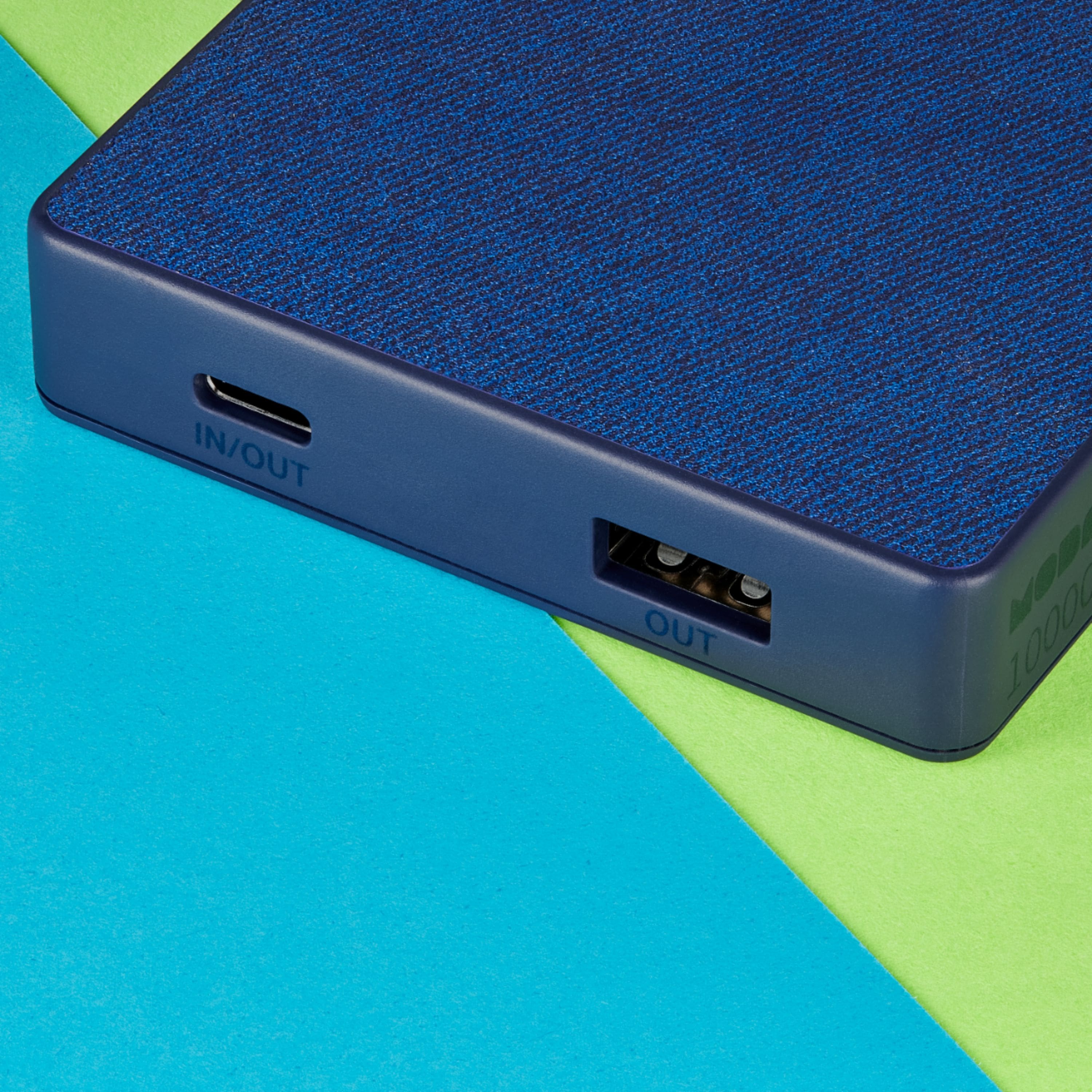 Alt View 21. Modal™ - 10,000 mAh Portable Charger for Most USB Devices - Blue.