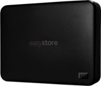WD - Easystore 4TB External USB 3.2 Gen 1 Portable Hard Drive - Black - Front_Zoom