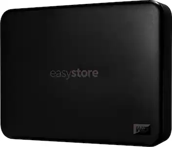 WD - Easystore 5TB External USB 3.2 Gen 1 Portable Hard Drive - Black