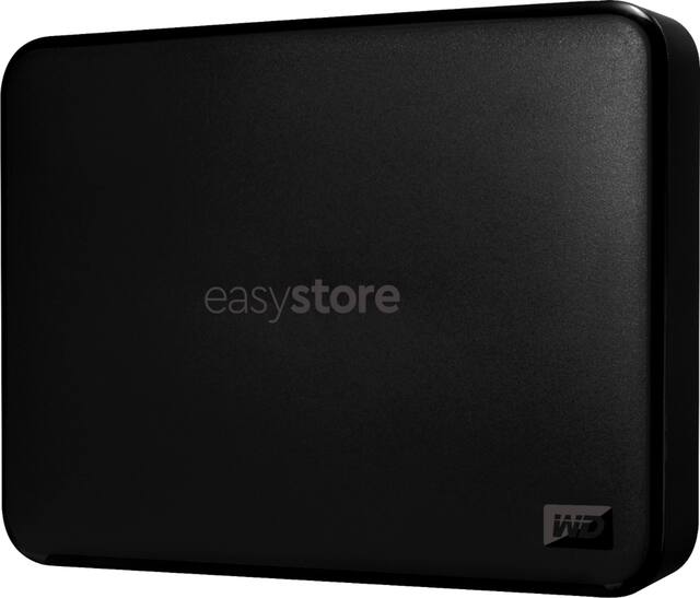WD - Easystore 5TB External USB 3.2 Gen 1 Portable Hard Drive - Black