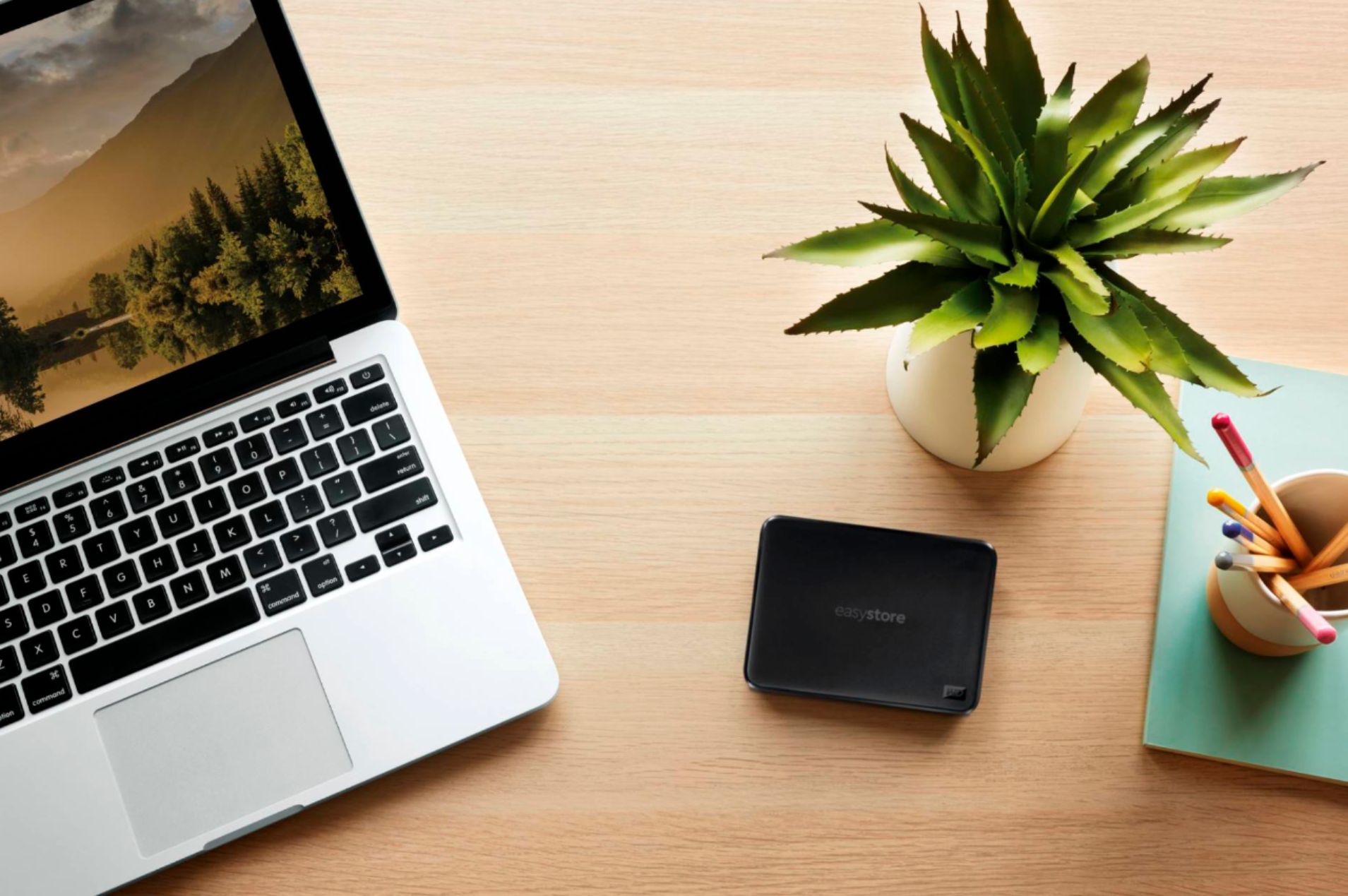 Zoom in on Alt View Zoom 15. WD - Easystore 5TB External USB 3.0 Portable Hard Drive - Black.