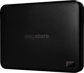 WD - Easystore 2TB External USB 3.0 Portable Hard Drive - Black - Front_Zoom