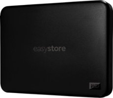 WD - Easystore 1TB External USB 3.0 Portable Hard Drive - Black - Front_Zoom