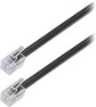 Angle Zoom. Insignia™ - 25' Phone Cable - Black.