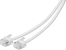 Angle. Insignia™ - 100' Landline Phone Cord - White.