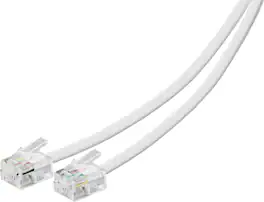 Insignia™ - 100' Landline Phone Cord - White