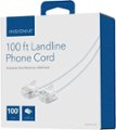 Alt View Zoom 13. Insignia™ - 100' Landline Phone Cord - White.