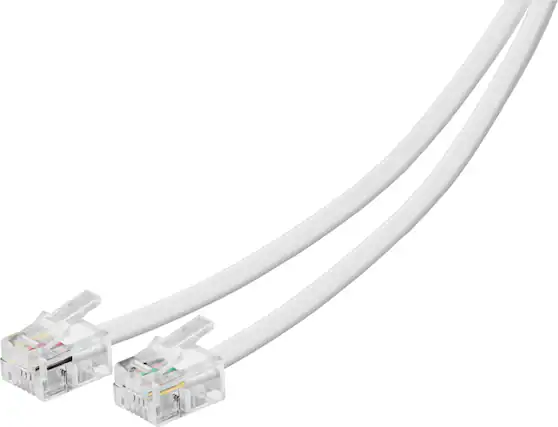 Angle. Insignia™ - 25' Landline Phone Cord - White.