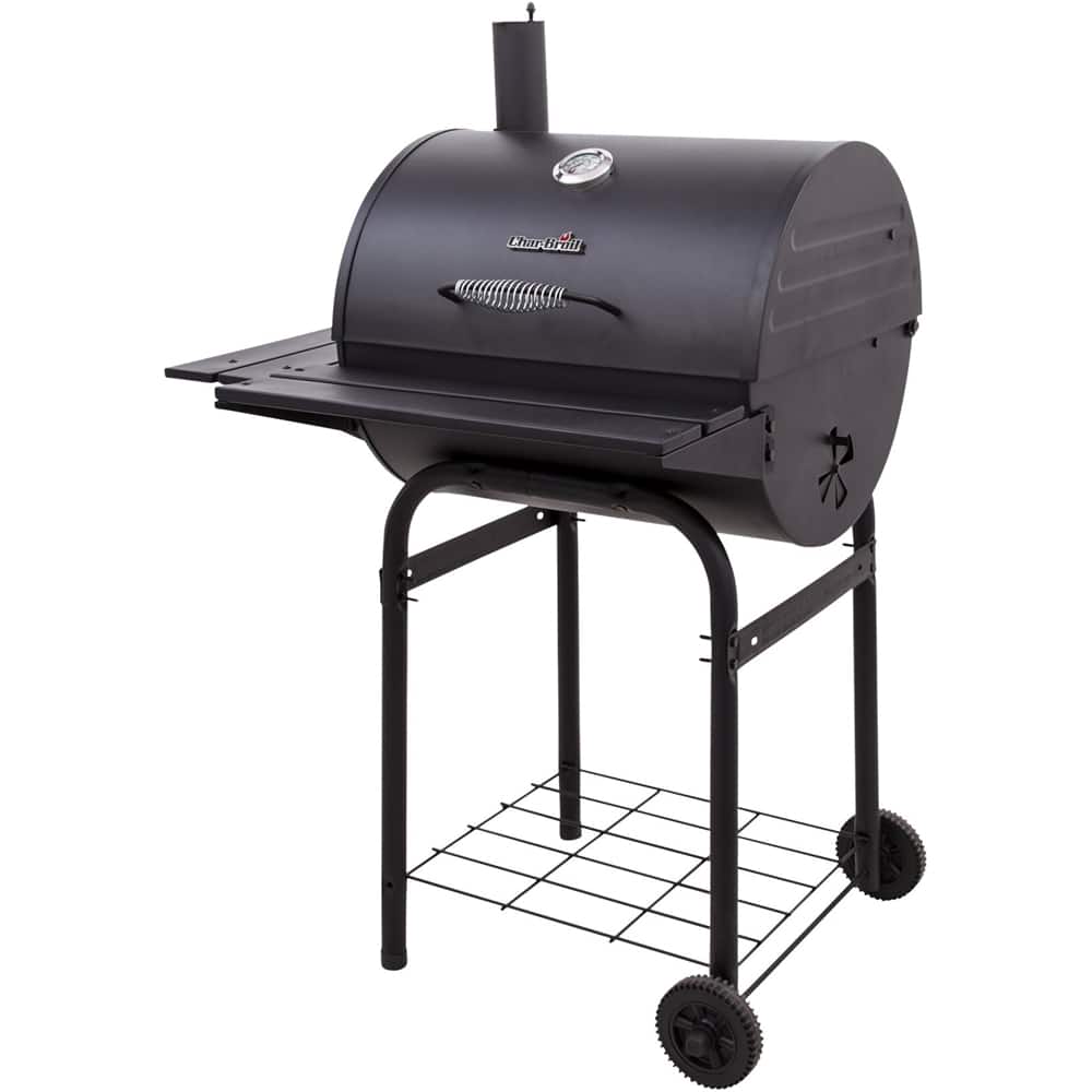Angle. Char-Broil - Charcoal Grill - Black.