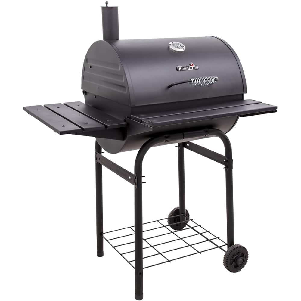 Left. Char-Broil - Charcoal Grill - Black.