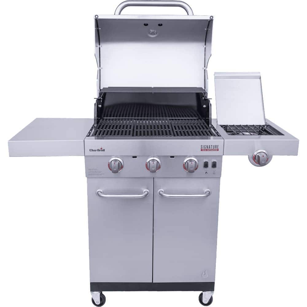 Charbroil - Signature Series Amplifire Gas Grill - Stainless Steel - Angle_Zoom