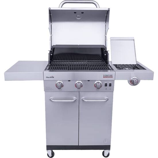 Char Broil Signature Series Tru Infrared Gas Grill Stainless Steel 463342620 Best Buy