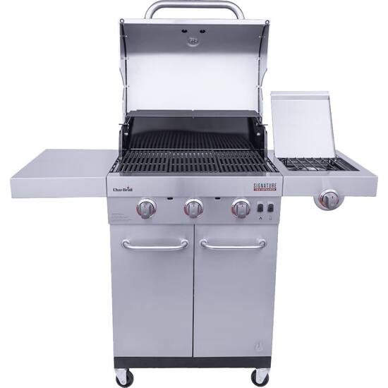 Char Broil Signature Series Amplifire Gas Grill Stainless Steel