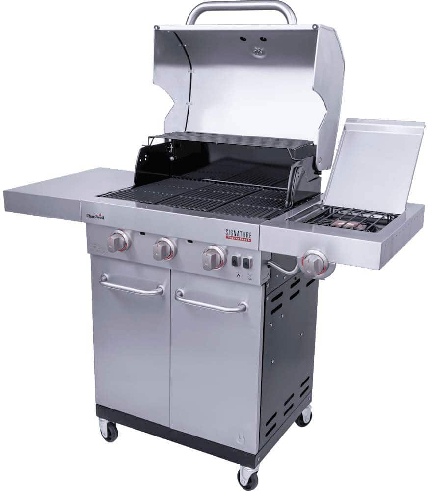 Alt View 11. Char-Broil - Signature Series Amplifire Gas Grill - Stainless Steel.